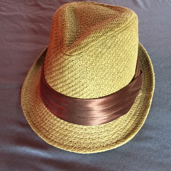 Stylish taupe & brown fedora