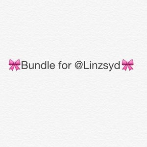 Bundle for @Linzsyd