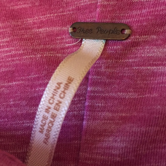 Free People - Pink Comfy Top - Picture 2 of 2