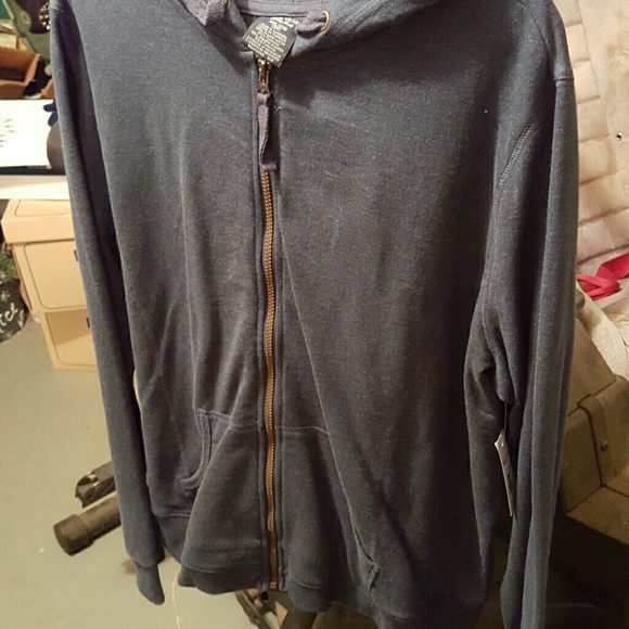 Dark blue zip up hoodie