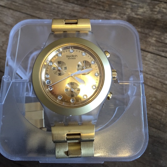 Swatch Accessories - Swatch watch gold