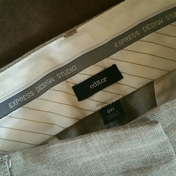 White sand color Editor Pants. - Picture 2 of 4