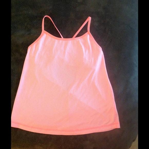 Pink Zella tee with open triangle back! - Picture 1 of 3