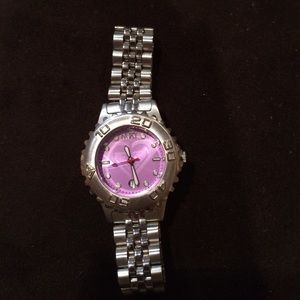 Roxy Pink Face Watch