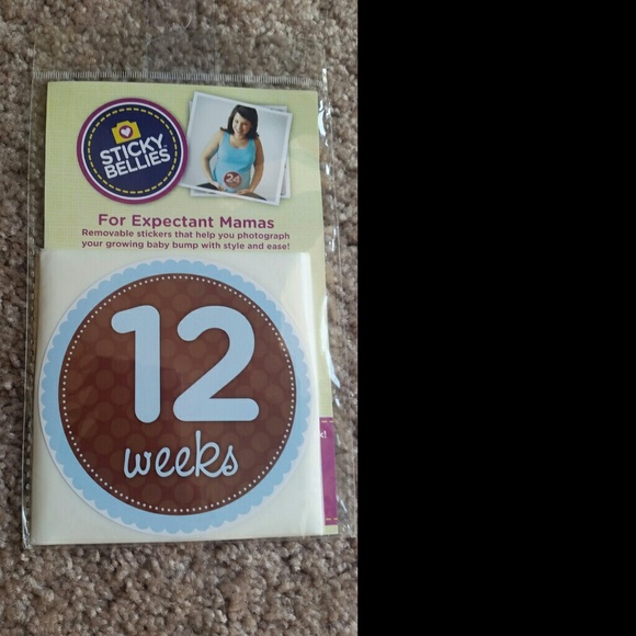 Sticky bellies week stickers for mommy
