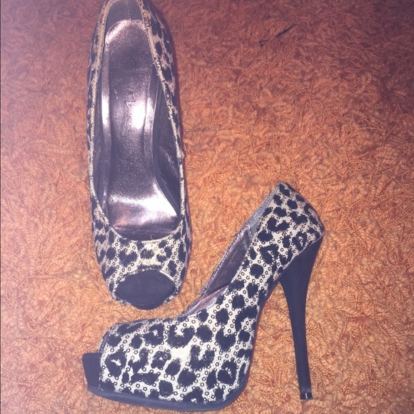 cheetah heels