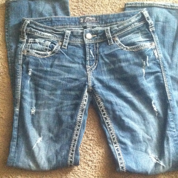 Silver jeans