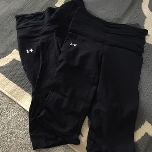 Two Under Amour Capri Pants