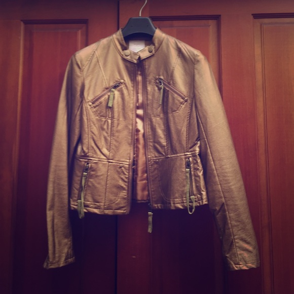 Faux leather jacket - Picture 1 of 4