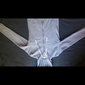 🌿 GREY ZIP HOODIE 🌿