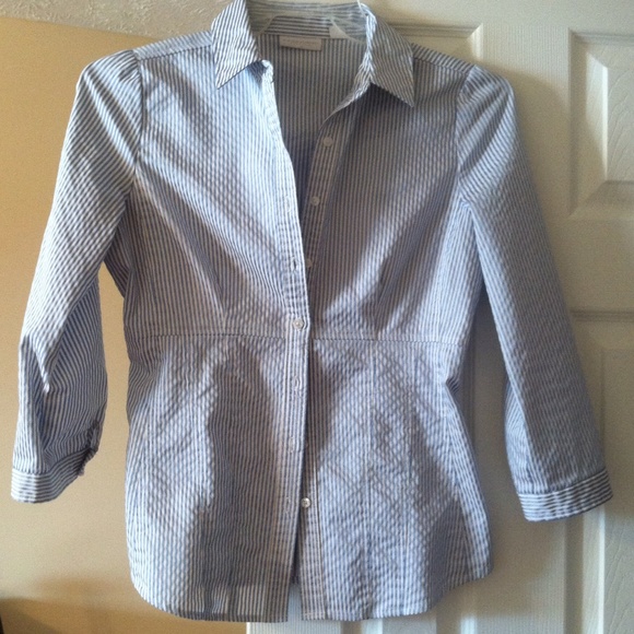 NY&C stretchy oxford shirt