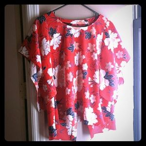 Zara Flowy Floral Top