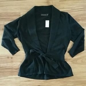 The Limited black peplum sweater size small