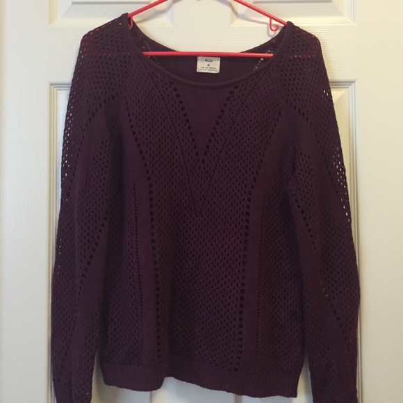 Urban Outfitters Plum Knit Sweater