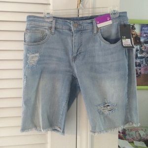 Denim shorts