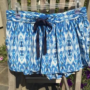 Joie Layana Ikat Silk Shorts