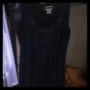 Blue maternity top