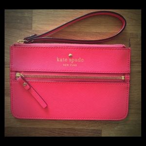 Kate Spade Wristlet/Coral/Pink