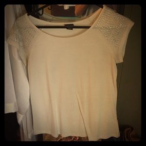 Off white with rhinestones