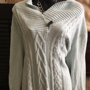 !!! Sold🔴🔴🔴 color sweater. 24/26W 30 in long