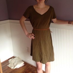 Super cute khaki green dress