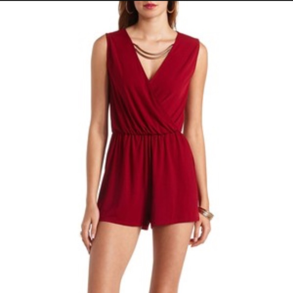 Red romper