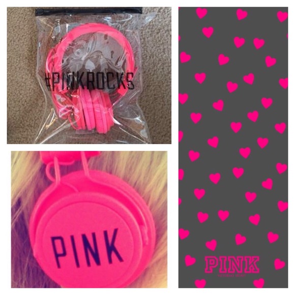 NWT PINK HEADPHONES