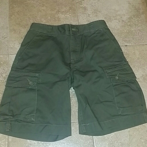 Olive color Ralph Lauren cargo shorts
