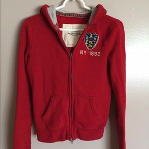 Abercrombie KIDS red zip-up