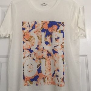 J. Crew "Oui, Oui" Tee - Size Large