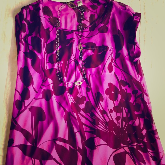 Lavender floral print dress