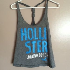 Hollister knotted back tank