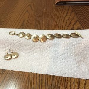 SALE!!!  Sigrid Olsen disk bracelet and earrings