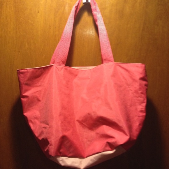 Great Pink Tote Bag Beach Shopping
