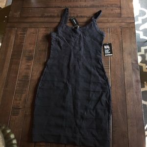 Black bandage dress