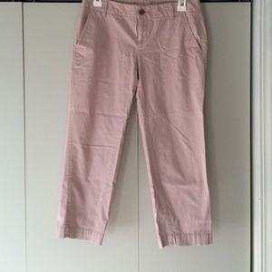 LOFT pink capri pants