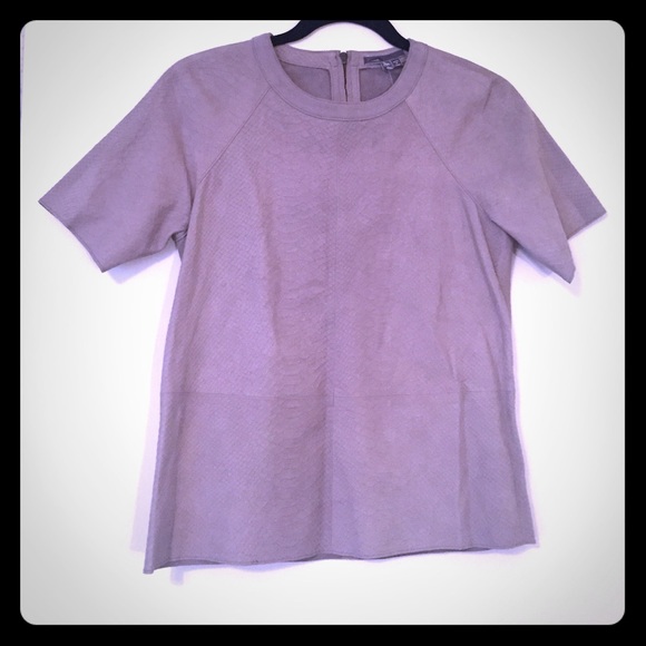 Vince leather top