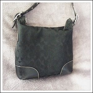 Black Authentic Coach cross body