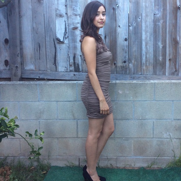 One Shoulder Mini Dress - Picture 2 of 3