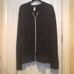 Alternative apparel hoodie in grey/black