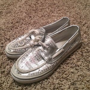 Cute sequin Sperry look-alikes!