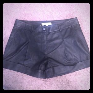 Elizabeth and James leather shorts