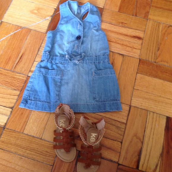 Kensie Other - Gap dress with Kensie gladiator sandals size5