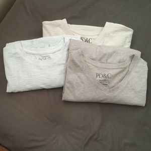 Three V neck t shirts! Brand new, never worn! MENS