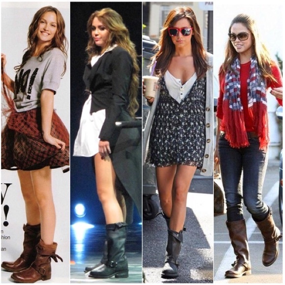 Frye Veronica Slouch Boots in Dark Brown - Picture 4 of 4