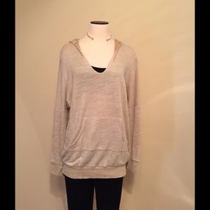 Very soft hooded sweat shirt