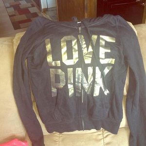Victoria secret PINK hooded zip up