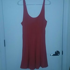 Coral Hollister dress!
