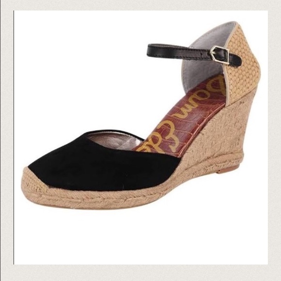 Sam Edelman harmony wedges-black suede!