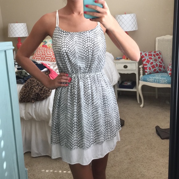 Black and white sundress